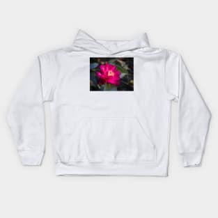 Common Camellia Flower Kids Hoodie